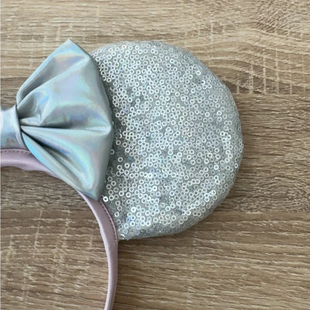 Disney Parks Minnie Mouse Happily Ever After Wedding Bride Hat Veil‎ & Headband